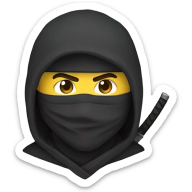 Ninja grosero sticker