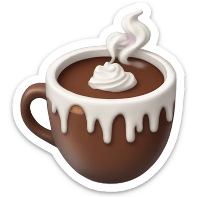 Fancy hot chocolate  sticker