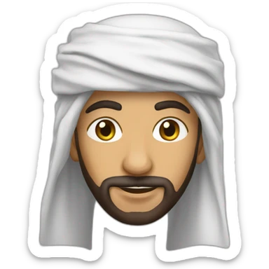 Un arabe qui vole sticker
