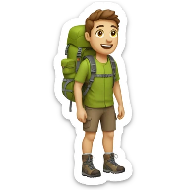 hiking sticker