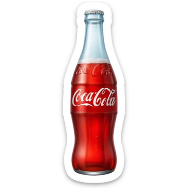 Coke bottle sticker