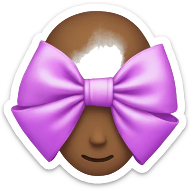 Aesthetic bow sticker