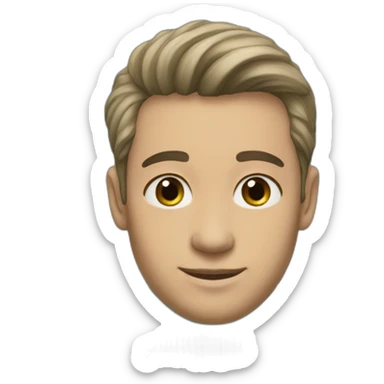 tiffany blue turtleneck male sticker