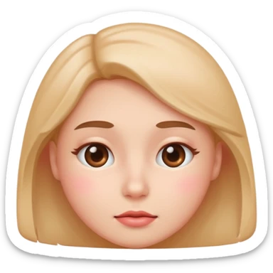 Cute eye roll sticker