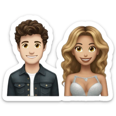 Shawn Mendes and Beyonce sticker