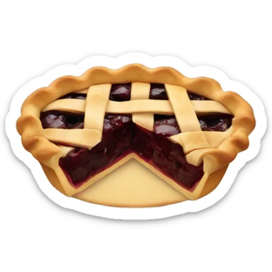 Pie sticker