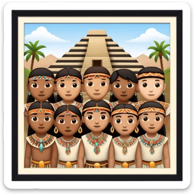 aztec school sticker