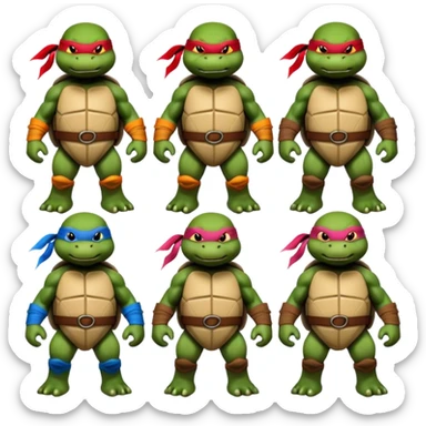 Teenage ninja mutant Turtles sticker