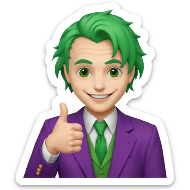 Joker 👍🏻 gösteriyor  sticker