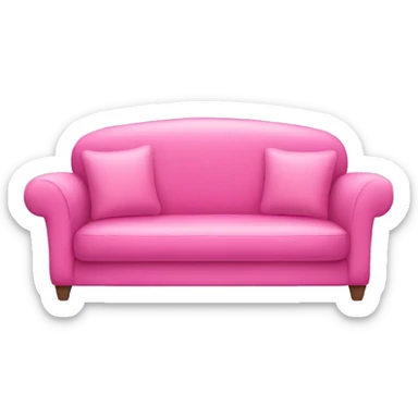pink couch sticker