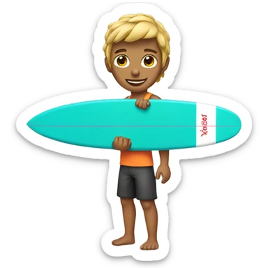 Surfer dude  sticker