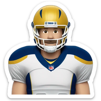 ted lasso Jason Sudeikis football uniform sticker