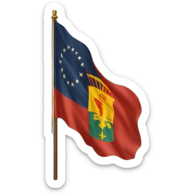 Bandera alemana 1945 sticker