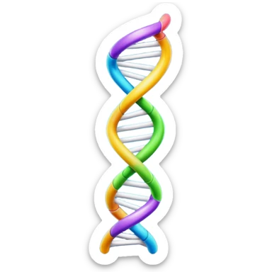 Have fun with a DNA helix sticker