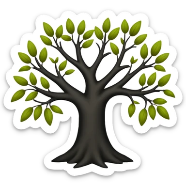 the three branches of government emoji in black sticker