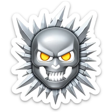 Thrash Metal logo sticker