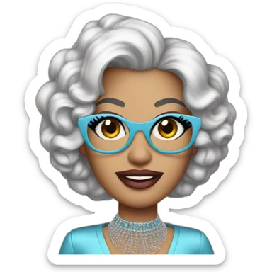 la big bertha drag queen sticker