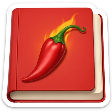 spicy book sticker