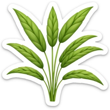 oat plant sticker