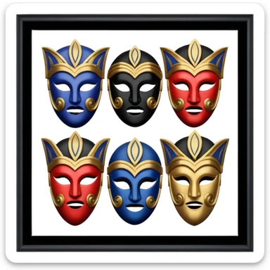 Máscaras Gregas sticker