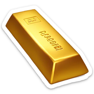 Big Gold Bar sticker