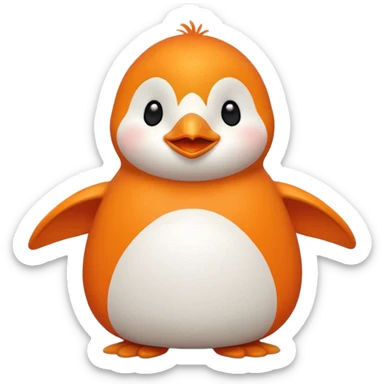 Colorful Words that spell 'Bind is Life!!!', in bright orange, and on top of the words a winking little white happy penguin sticker