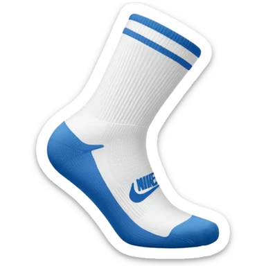 nike white socks sticker