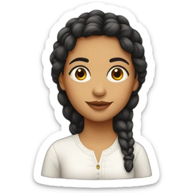 portuguese girl sticker