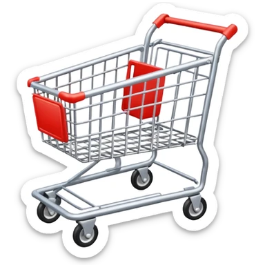 shopping cart sticker