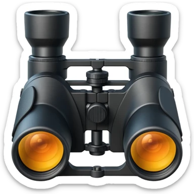 binoculars with large lenses sticker