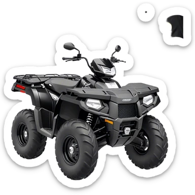ATV - Polaris Sportsman 570 (Model Year: 2022) (Iconic colour: Black) sticker