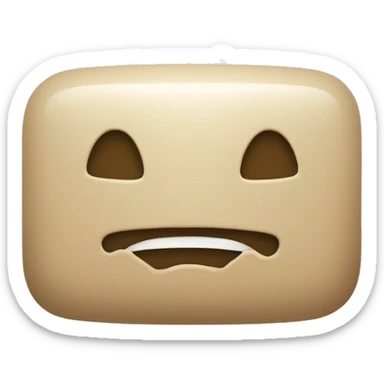 Beige netflix logo sticker