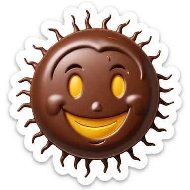 Smiley choc électrique sticker