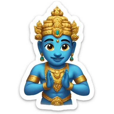 Loard vishnu  sticker
