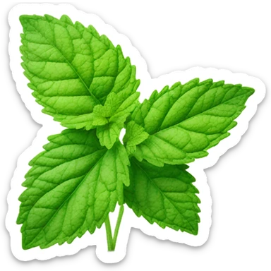 lemon balm sticker