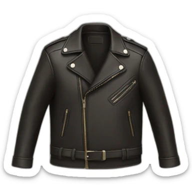 leather jacket sticker