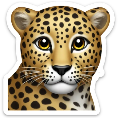 leopard sticker