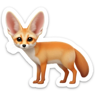 Fennec fox sticker