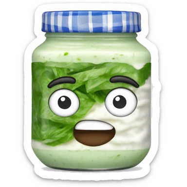 realistic Tzatziki sauce sticker