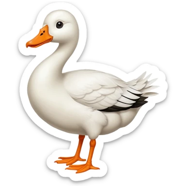Silly goose sticker