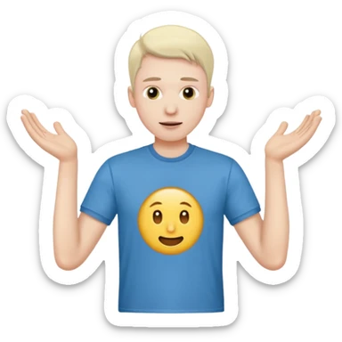 indie performative man sticker