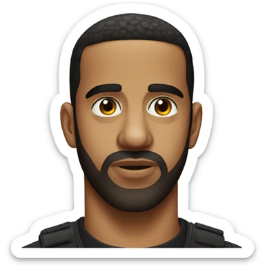 drake tolling his eyes sticker