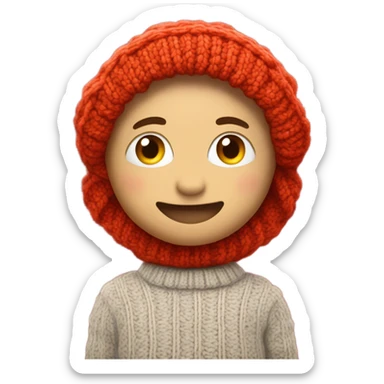 Harry Potter red knitted sweater with a letter R sticker