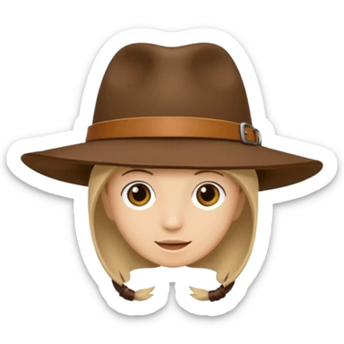 explorer hat sticker