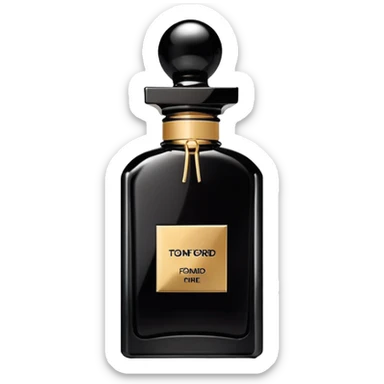 Tom Ford perfume realistic  sticker