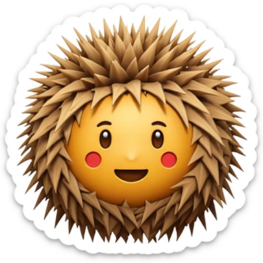 emoji of tumbleweed sticker