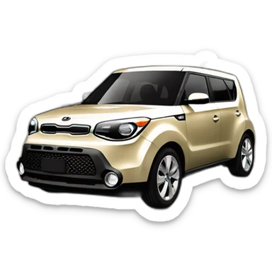 Kia soul 1st generation beige sticker