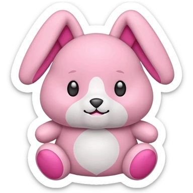 A labubu stuffed toy  sticker