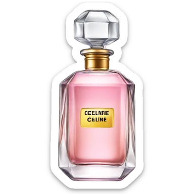 Celine bottle perfume sticker