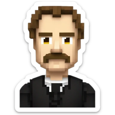 Nietzsche in Minecraft sticker